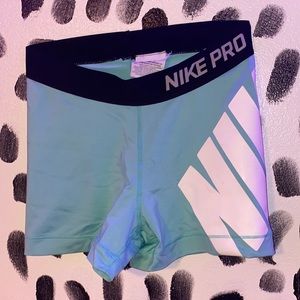 MINT GREEN NIKE PRO SPANDEX